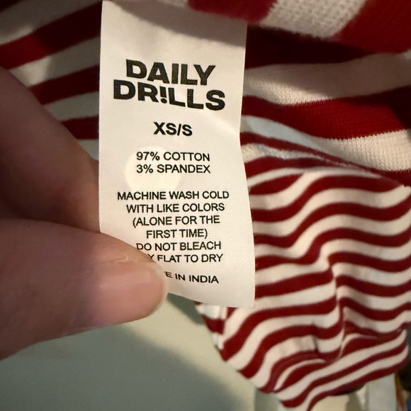 Daily Drills Vibrant Striped Long Sleeve Tee - Picture 3 of 3
